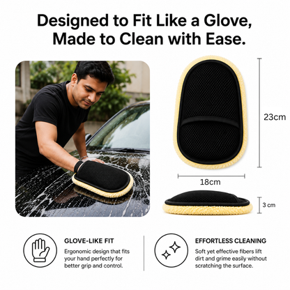GloveWash Pro™ 2-in-1 Microfiber Cleaning Glove